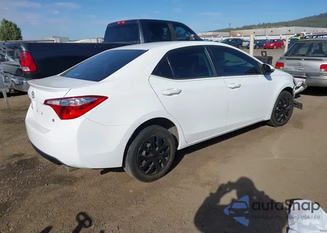 2016 Toyota Corolla L z USA, uszkodzony, nr VIN 2T1BURHE8GC493038